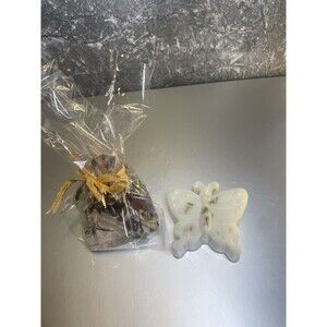 Handmade Artisan Goats Milk Rose & Lavender Butterfly  Soap Perfect For Gifts!